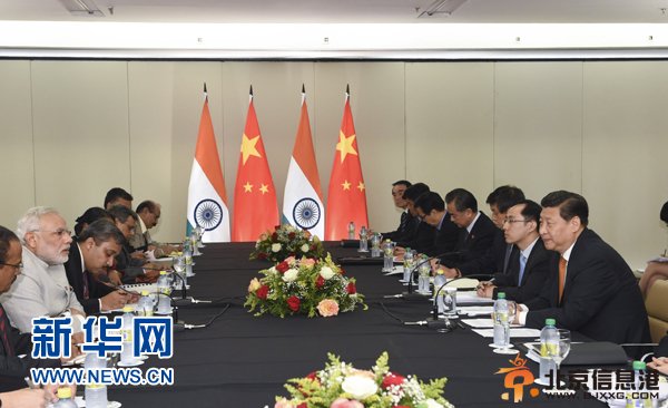 习近平会见印度总理莫迪 