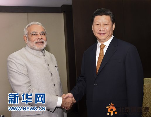 习近平会见印度总理莫迪 