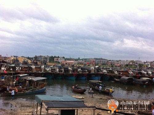 “威马逊”逼近雷州半岛2124艘渔船全部回港（图）