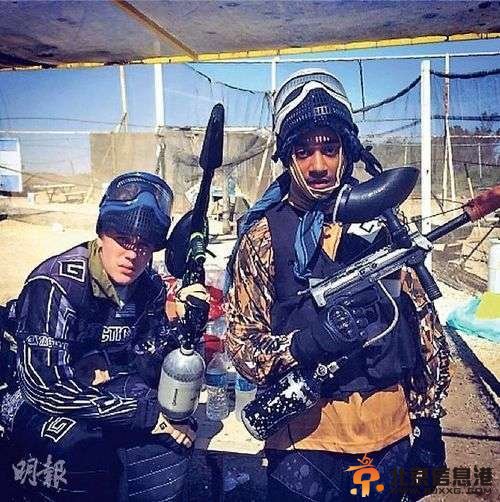 贾斯汀&middot;比伯玩气枪射击穿整套装备引争议（图）