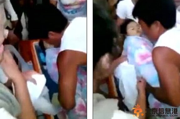 3岁女孩在自己葬礼上复活 悼唁者下女孩“复活”视频