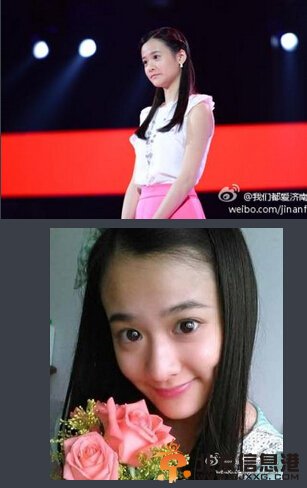 好声音萌妹子陈永馨撞脸 网友：10年后的森碟