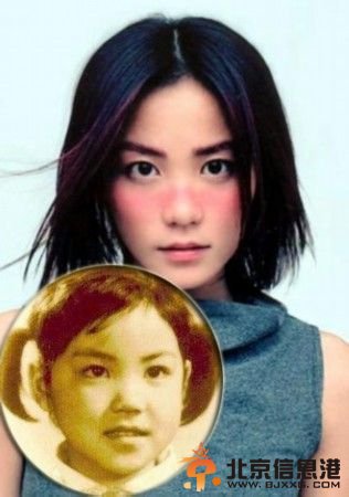 刘诗诗李小璐范冰冰 女星晒童年照称未整容