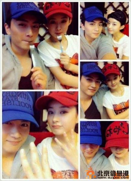 “呆萌小吃货”赵丽颖俘获观众 与陈晓公开恋情网晒亲热大头照【组图】 