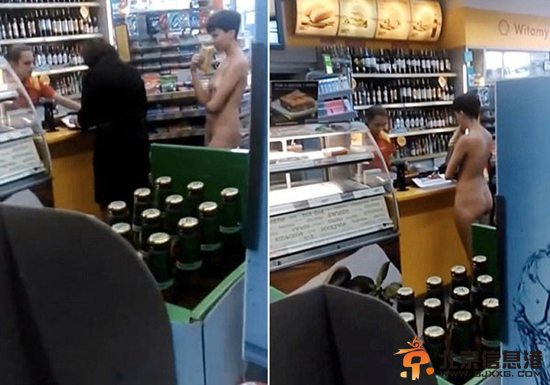 女子裸体买午餐男人们淡定无视 荷兰人已经开放到如此地步！【组图】
