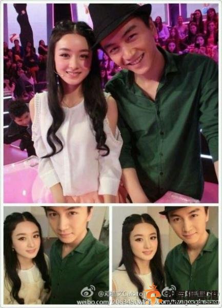 “呆萌小吃货”赵丽颖俘获观众 与陈晓公开恋情网晒亲热大头照【组图】 