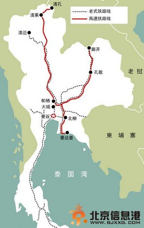 泰国建高铁连中国 预计2021年建成通车