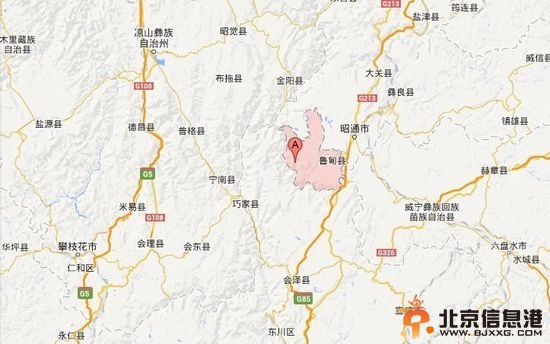 图中A点为乐红乡