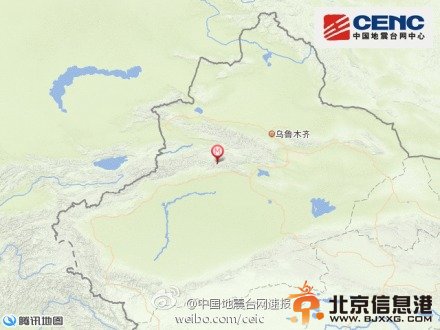 新疆轮台县发生3.0级地震震源深度2千米