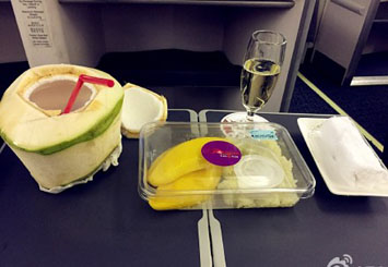 田亮吐槽飞机餐太素 网友调侃：应该带辣条