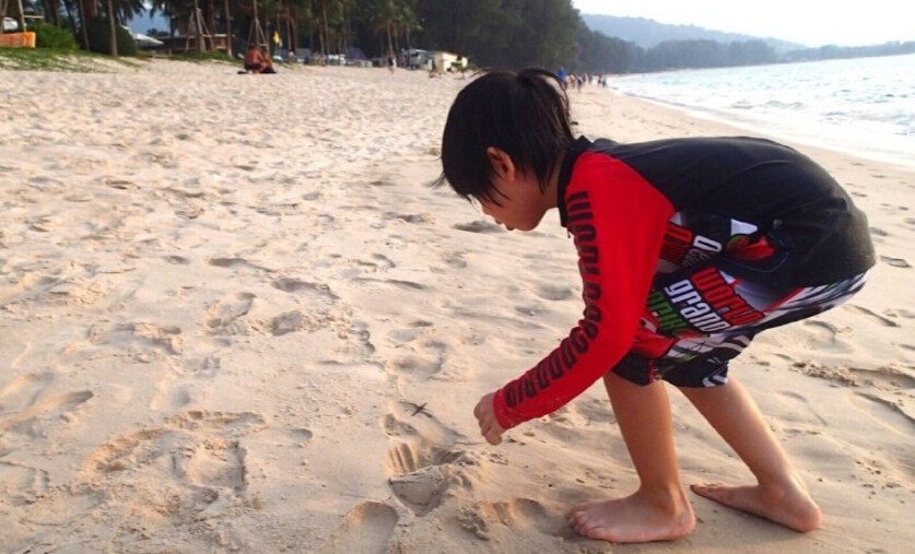 林志颖晒Kimi近照 长高了不少变得更加勇敢活泼