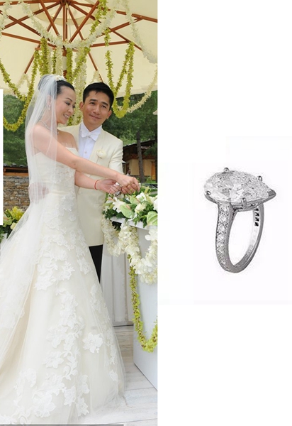 【上头条】汪峰求婚章子怡 章子怡36岁生日派对收9.15克拉钻戒