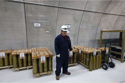美国最大化武库曝光 内存78万芥子气炮弹