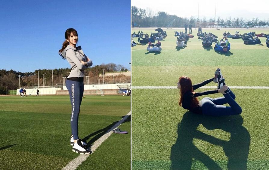 韩国最美<a href='http://www.bjxxg.cn/sports/' target='_blank'><u>体育</u></a>老师网络爆红 当选2015美式<a href='http://www.bjxxg.cn/sports/zuqiu/' target='_blank'><u>足球</u></a>教练【组图】
