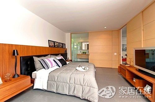 现代开放式家居案例 用色丰富而大胆