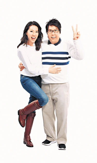 甄子丹与老婆合拍广告变超级胖子【图】