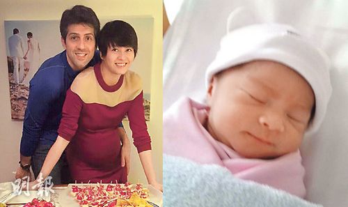 38岁梁咏琪女儿出世 网友：玉女有接班人