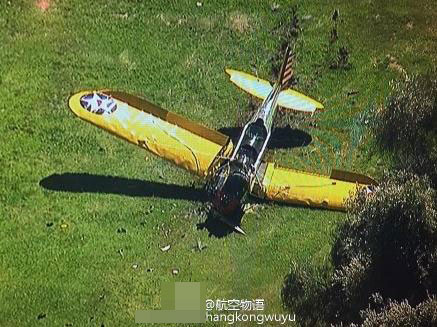 哈里森福特飞机坠毁 好莱坞男星哈里森·福特受重伤(图)