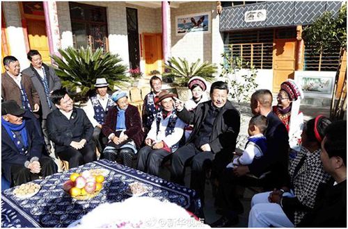 习近平的少数民族“朋友圈”