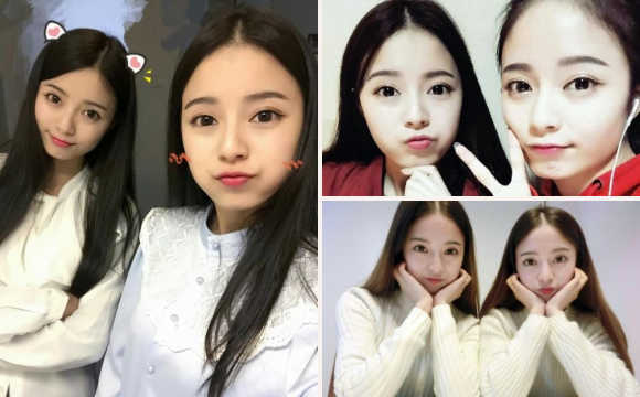 四川双胞胎姐妹花成绩优异颜值高 生活照美翻网友