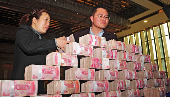 河南开发商800万现金墙 引客户纷纷预定房源