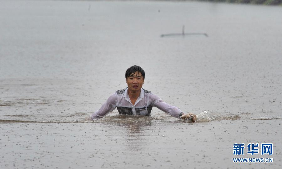 长沙暴雨袭城致内涝 车主花3000元拖车