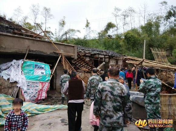 广安遭遇13级大风致7人死亡 直接经济损失约1.2亿元