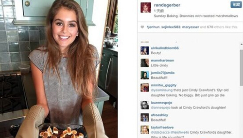 辛迪克劳馥儿子女儿新照曝光 网友感叹基因强大