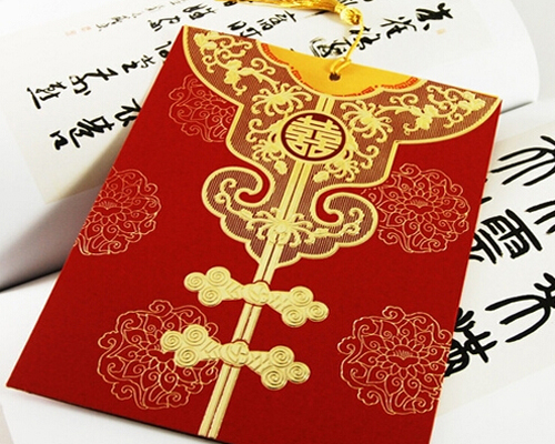 中式婚礼请柬元素 精致的别有风味