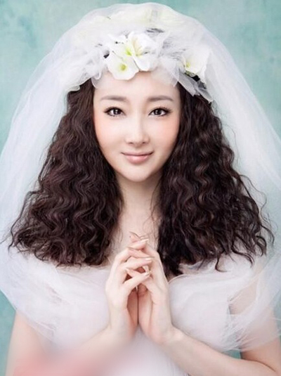 2015唯美新娘发型图片 打造小清新气质新娘