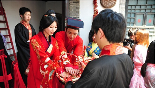 汉服婚礼的婚礼流程 惊现古典风