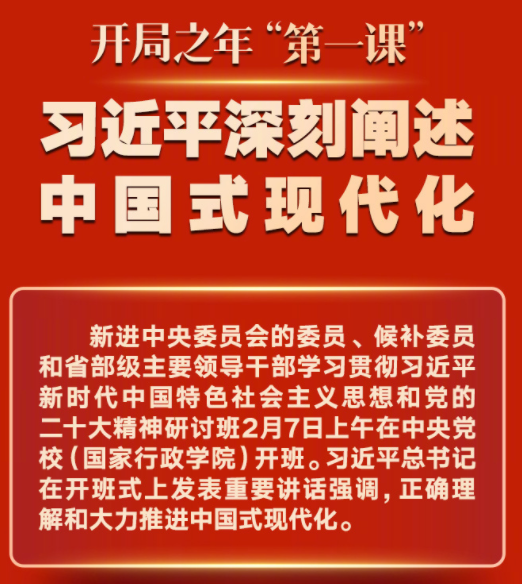 开局之年第一课，习近平深刻阐述中国式现代化