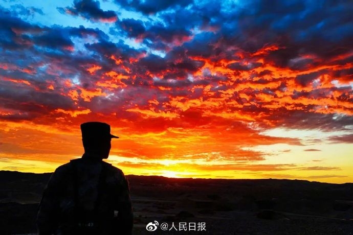 戍边军人守护下的大好河山